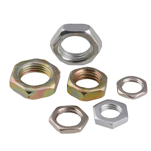 GB808 fine thread thin nut thin nut hexagonal flat nut hexagonal thin nut M10*1* pipe nut