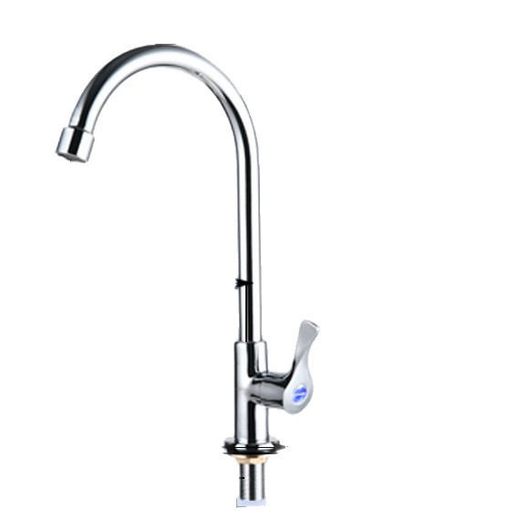 Grifo de Agua Fría para Fregadero de Cocina Acero Inoxidable