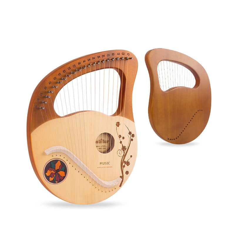 Arpa de 21 cuerdas Lira portátil Lira 21 tonos pequeño piano Lira instrumento musical clásico para principiantes en stock
