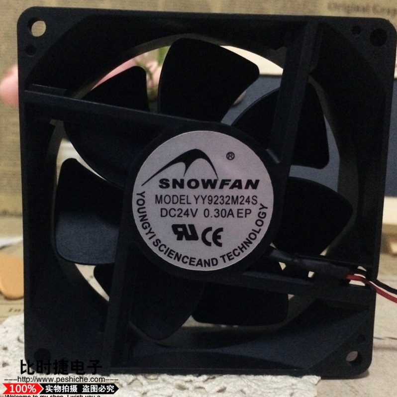 SNOWFAN 9CM 9232 24v散热风扇YY9232M24S 9232焊机风扇