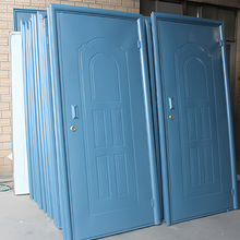定制储藏室平开门 小区进户门商用地下室单层双层铁门储藏室门铁