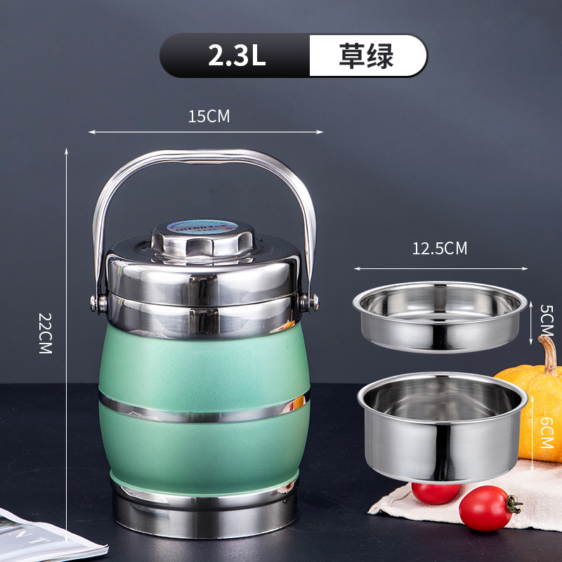 Vacuum thermos stainless steel, lunch box, capacious gift box, Birthday gift, wholesale