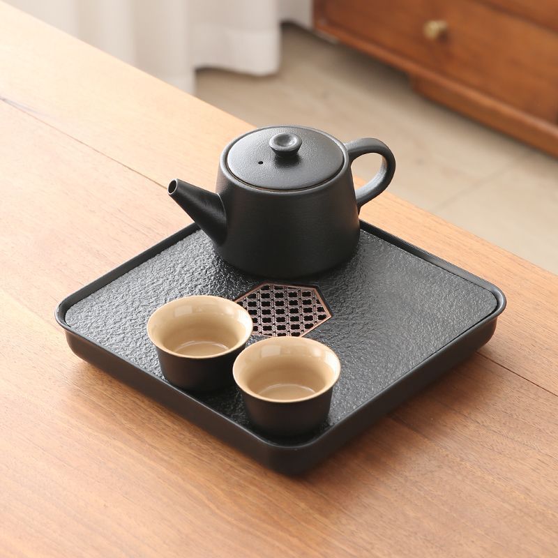 둥근냄비 230ml+2컵+차쟁반