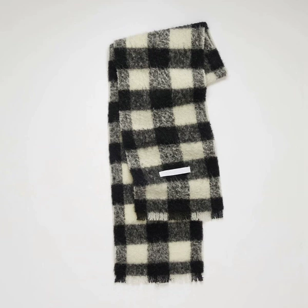 Black plaid with loose beards, high-end full set of labels
