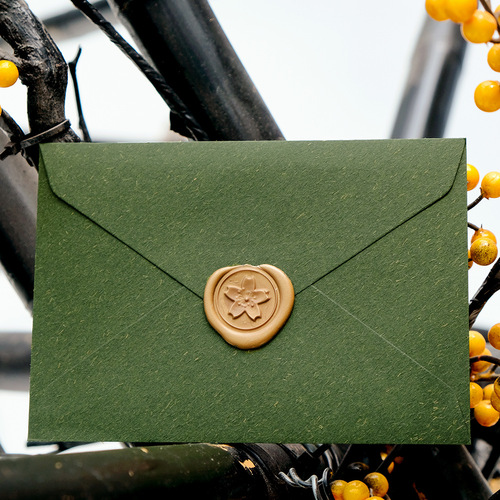 Retro grass scented paper INS white color postcard envelope invitation greeting card envelope wholesale