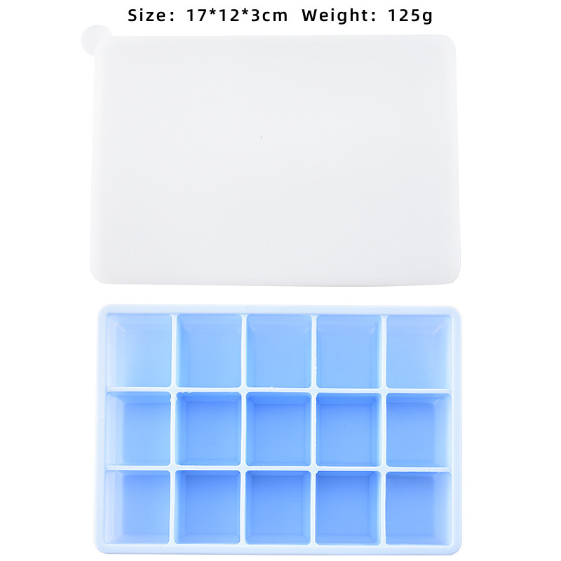 15格24格硅胶冰格食品级速冻易脱膜冰块模具家用膜具制冰盒批|undefined