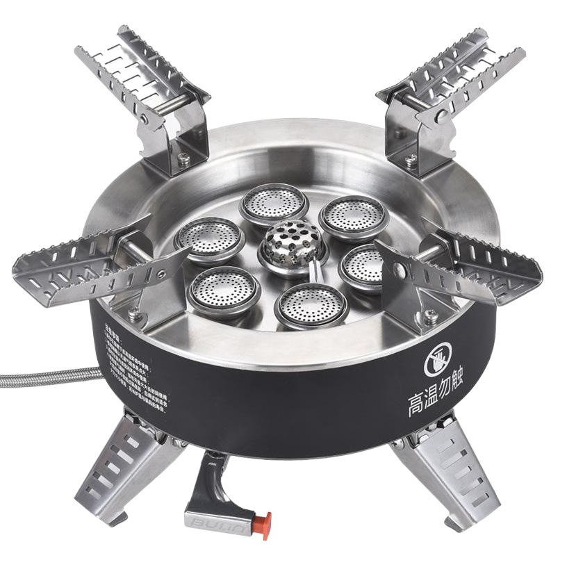 Bulin B18C Preheating Tube Seven-Star Stove Head Outdoor Portable Gas Stove Camping Outdoor Stove Powerful Flame Stove Head
