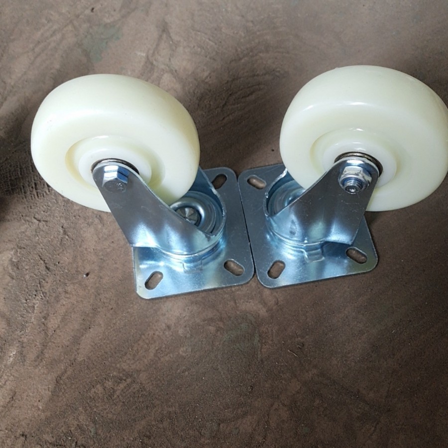 千层架专用脚轮工业轮子工装车专用轮4英寸白轮可单独订购