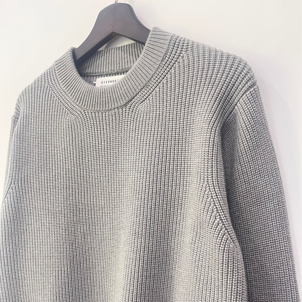 Majia Four-Corner 21Am Knit Sweater, Round Neck Pullover, Loose Sweater for Men and Women, Four-Corner Stitched Sweater, Couple Style, Simple
