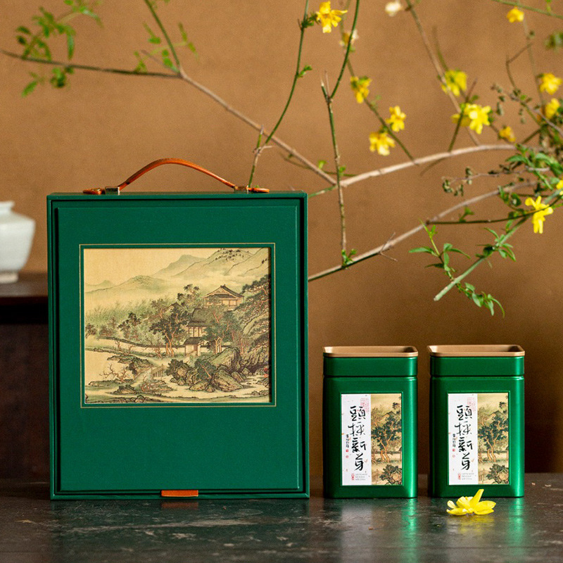 头采绿茶茶叶包装盒高档明前龙井碧螺春信阳毛尖安吉白茶创意空盒