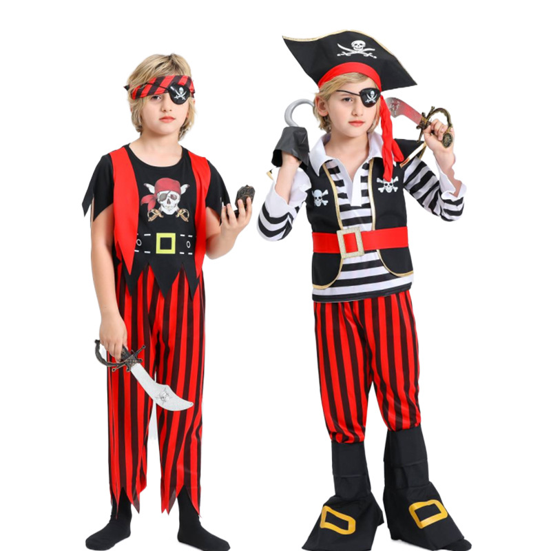 Cosplay de Halloween transfronterizo Piratas del Caribe Disfraz para niños cos disfraces de disfraces de disfraces