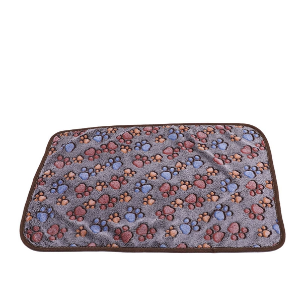 Dark brown dog claw blanket