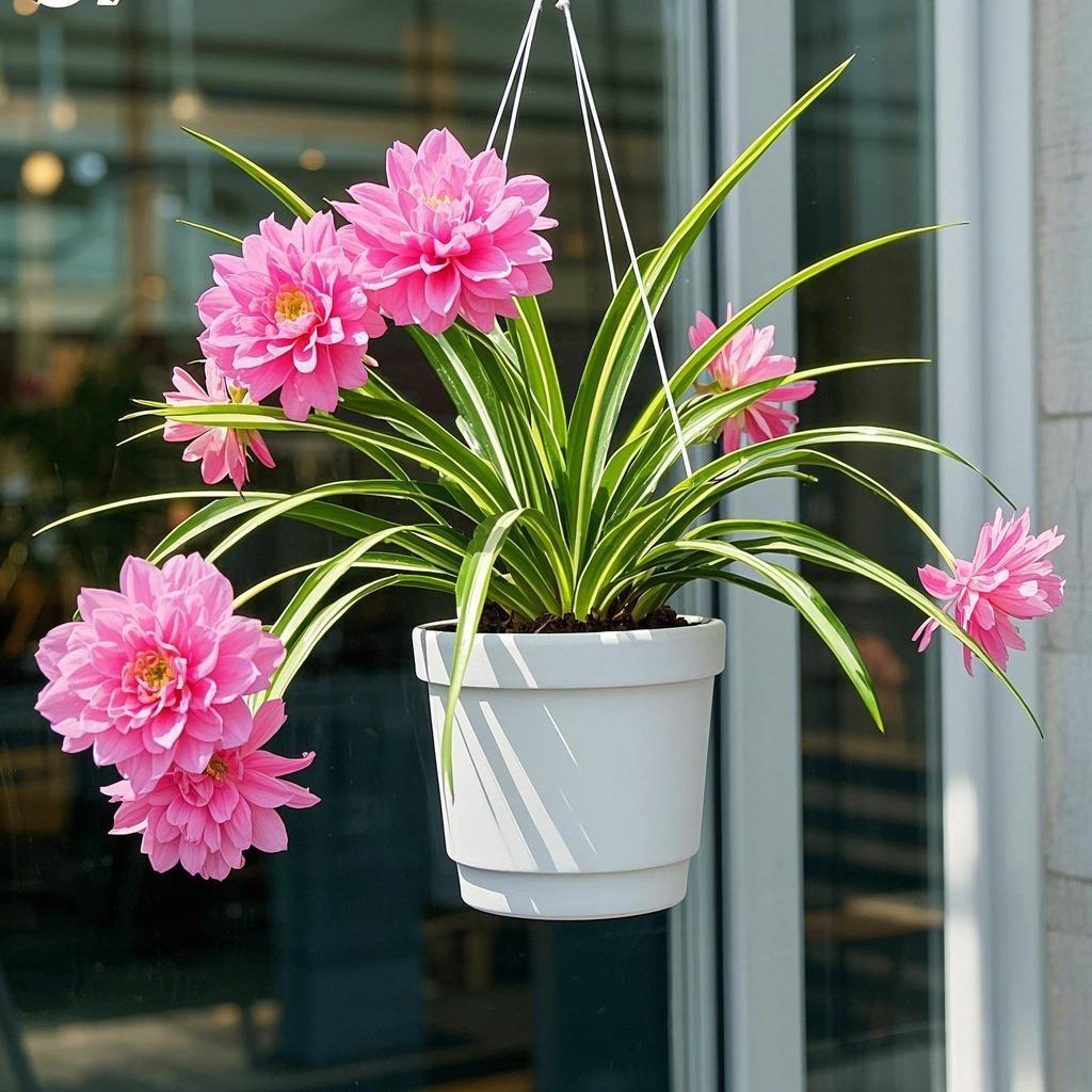 新品金边吊兰浓香型重瓣大花绿植花卉四季开花盆栽室内外净化空气-阿里巴巴