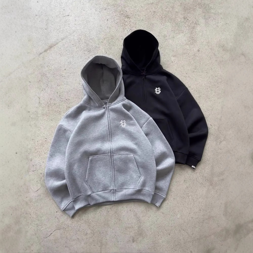 Trendiges besticktes Hosenset mit weitem Bein – Passendes Outfit für junge Paare (Schwarz/Hellgrau/Marineblau/Braun/Pink, S-3XL)_voghion.com