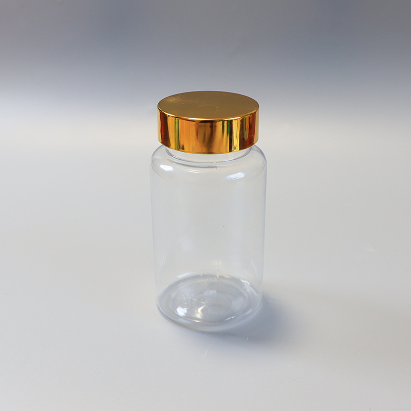 Botella de cápsula de 120ml, botella de cápsula, botella de aceite de pescado, botella de polvo sólido, botella de embalaje transparente, botella de hierbas