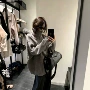 立领松弛气质秋冬季毛衣