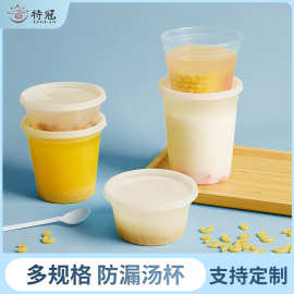 跨境外贸汤杯批发碗一次性外卖食品餐具粥桶麻辣烫汤杯套装定制