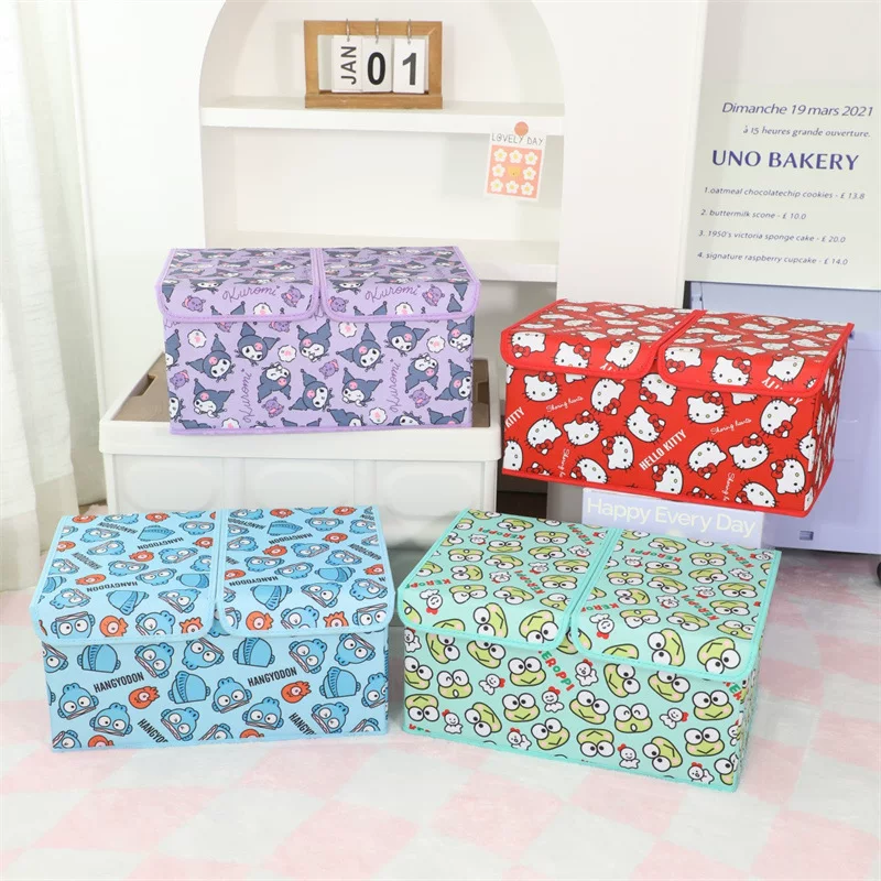 Foldable cute storage box