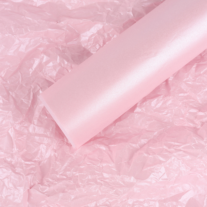 Pastel floristería material de papel de embalaje papel de forro plisado base de flores papel de embalaje ramo Papel de pera perla