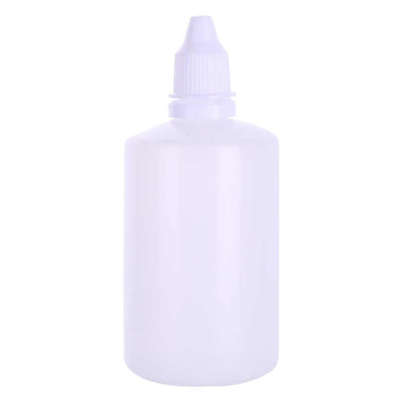 既製品の絞り出し式点眼薬ボトル 5 10 15 20 30 50ml 白色プラスチック製インク分注ボトル 小型ドロップボトル