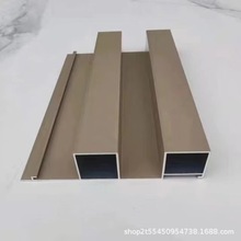 凹凸板线条内框包覆密度板龙骨型铝合金厂家生产铝型材铝制品波浪
