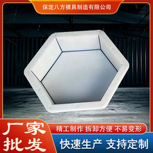 六角护坡砖模具河道 六角护坡塑料模具 预制水泥六角砖六棱块模具