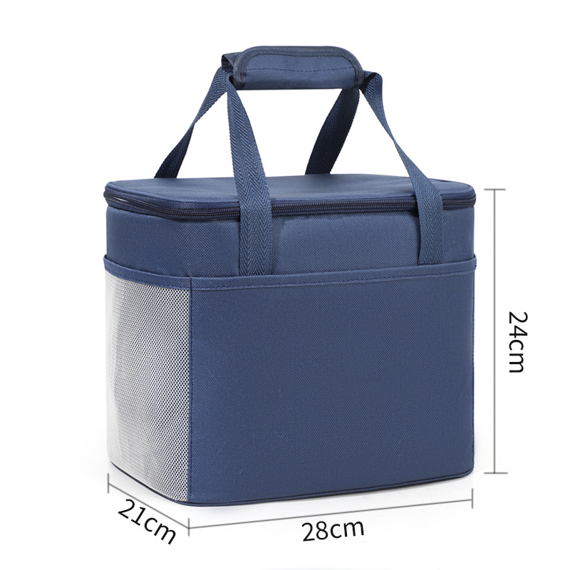Bolsa de almuerzo portátil de gran capacidad bolsa de almuerzo para el trabajo bolsa de aislamiento bolsa de almuerzo para estudiantes engrosada extra grande transfronteriza