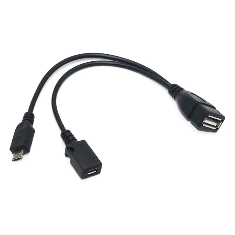 С помощью MicroUSBHOSTOTG можно подключить планшет и мобильный телефон к внешнему USB-накопителю с картридером и кабелем для питания.