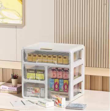 3단 높이 조절 화이트
