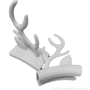 Silicone antler headset headset decorative antler detachable cute girl accessories live props