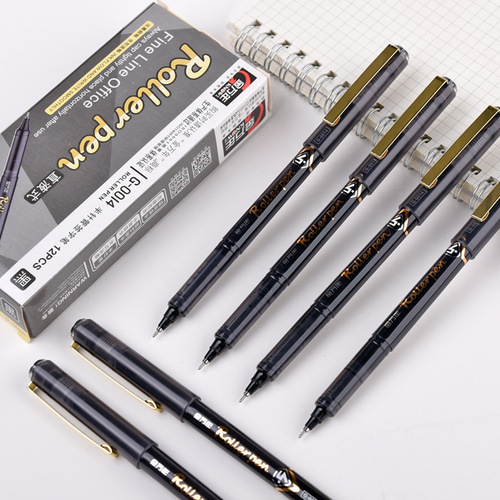 【Golden Ten Years】Black and Red 0.5mm Ballpoint Pen for Business Office, Signing, Student Exams, and Practice Writing
