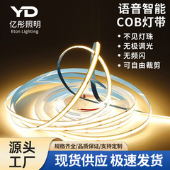 严选智能COB灯带三色变光无极调光调色双眼皮吊顶嵌入式软灯条