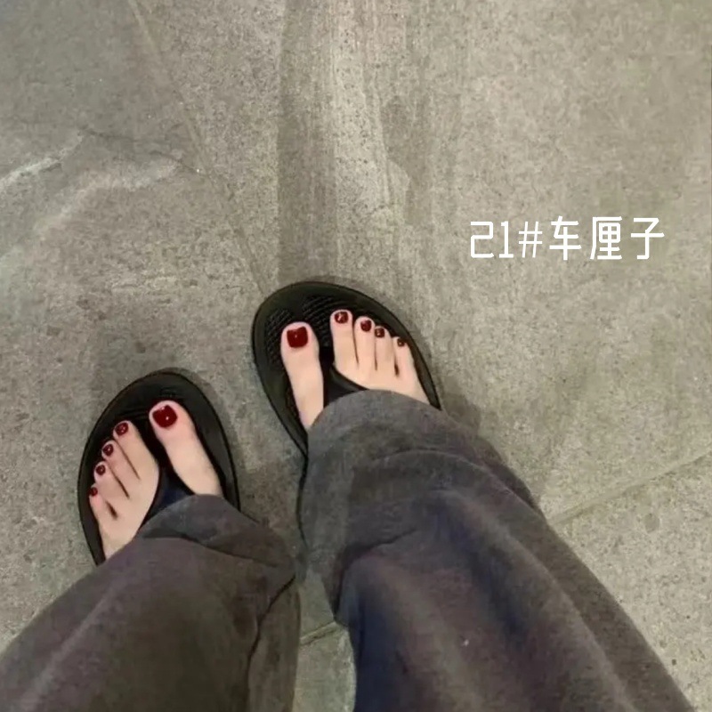 夏款超显白爆款百搭蓝色速干脚指甲油免烤不可剥持久不掉色防水|undefined