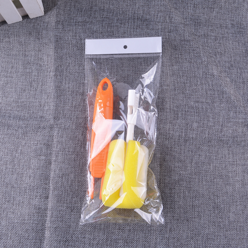 big sponge removable children's nylon bottle brush