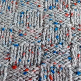 花式纱;针线缝纫;针织毯