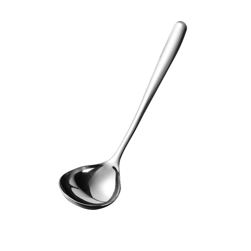 Household Thickened 304 Stainless Steel Soup Spoon Creative Deep Hot Pot Spoon Skimmer Kitchen Cooking Utensil Small Soup Bowl