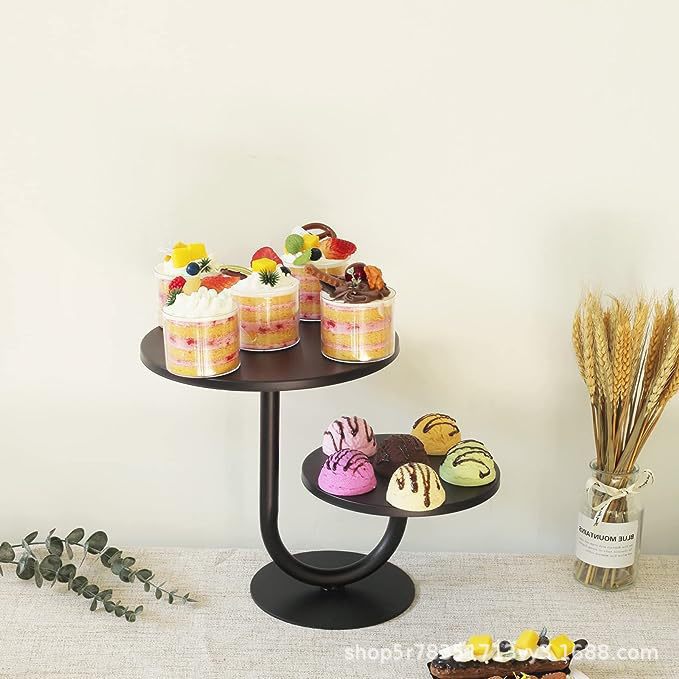 Transfronterizos Amazon temu postre estante de exhibición bandeja de pastel estante de pastel diseño de cumpleaños