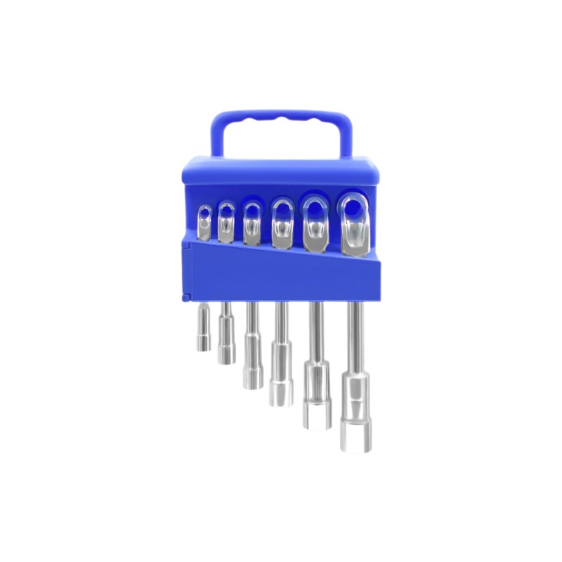 Comercio exterior transfronterizo de alta calidad perforación llave conjunto de doble cabeza L-hexagonal llave codo herramienta de reparación de espejo