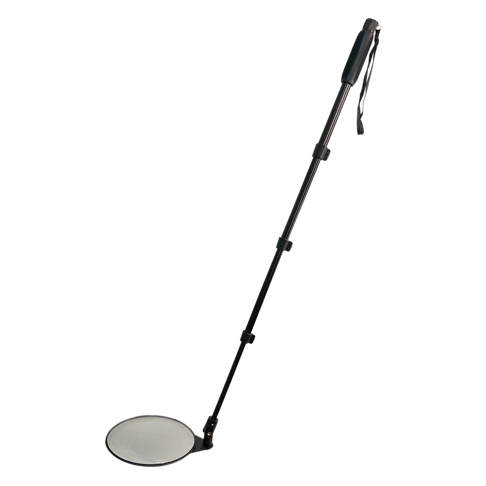 В наличии с бесплатной доставкой, круглое акриловое многофункциональное инспекционное зеркало с возможностью свободного разворота, 20 см, зеркало для осмотра днища автомобиля с двойным увеличением.