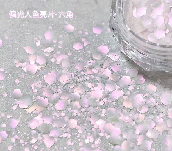 육각형 크기 혼합