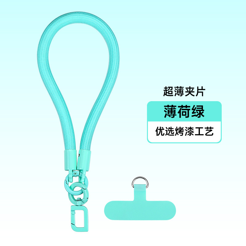 手机挂绳斜跨可背编织8MM挂脖挂绳烤漆加密涤纶高级感手机挂绳|undefined