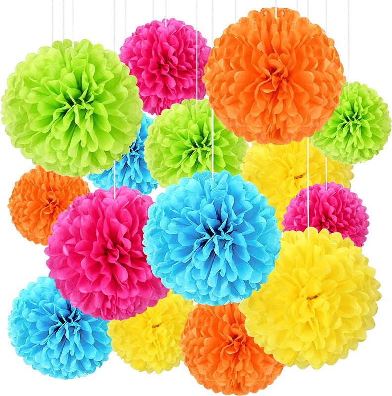 Wedding and Festival Paper Flower Balls, Origami Flowers, Birthday Party Decorations, Paper Flowers, Wedding Background Wall Arrangements, Flower Balls, Christmas
