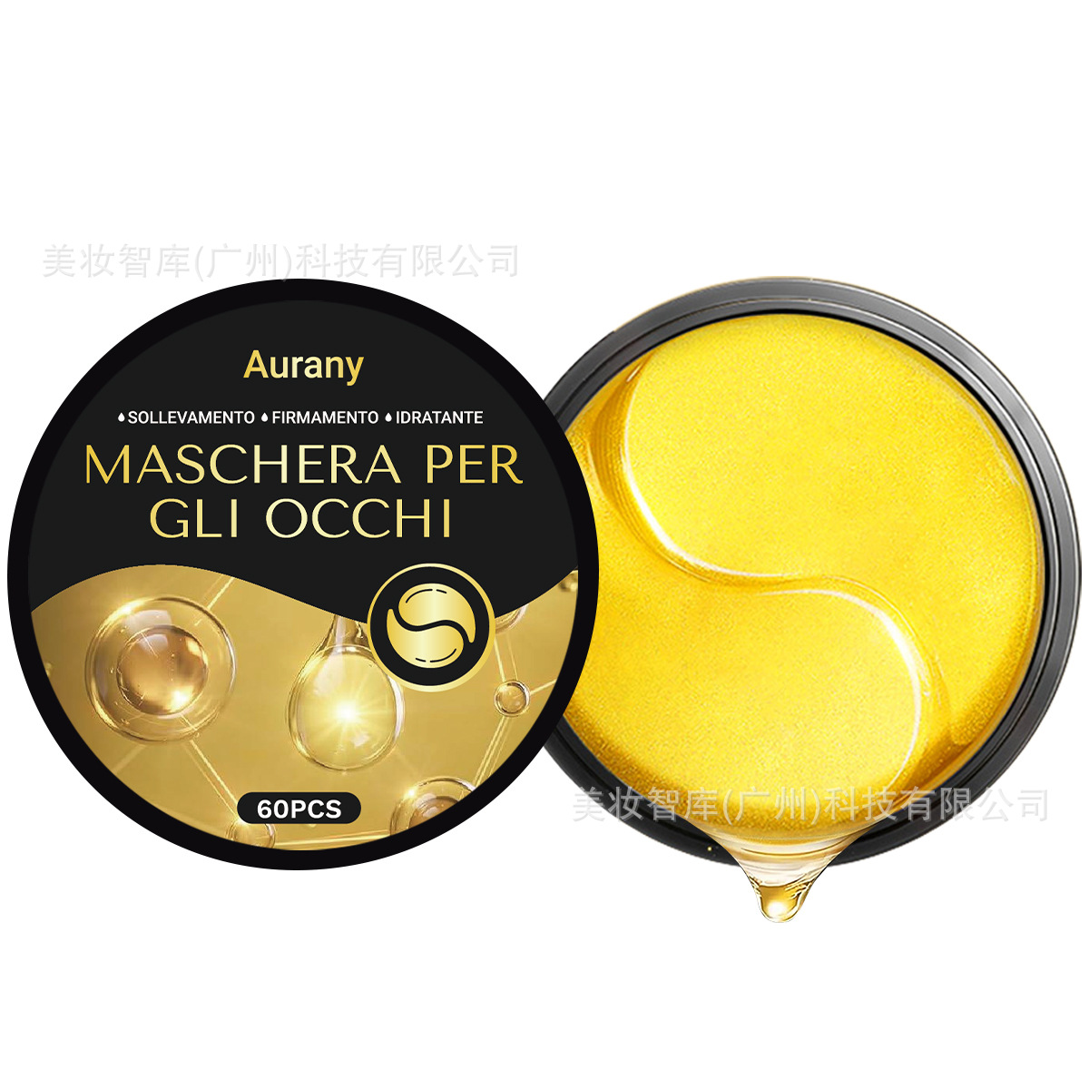24K Gold Eye Mask - Italian 02 (For export only, domestic sales prohibited. Purchasing this product constitutes acceptance of this disclaimer.)