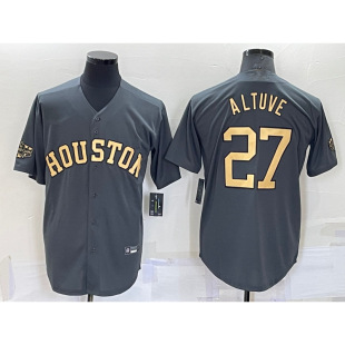 NEW 2022 All-Star Baseball Suit Astros 27#ALTUVE Elite Edition Fan Embroidered Baseball Jersey