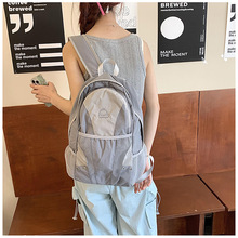 新款时尚书包女日系小众背包男款轻便运动户外旅行包大学生双肩包