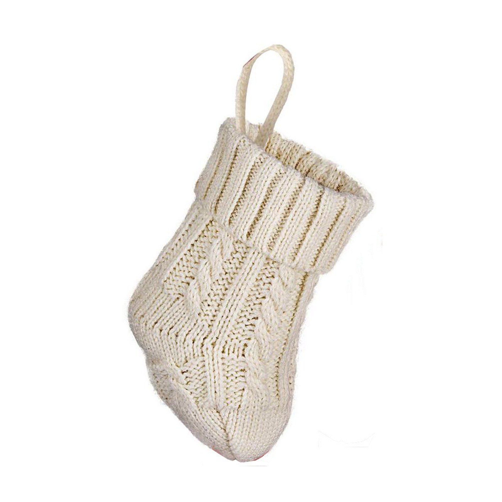 Transfronterizo nueva decoración de Navidad colgante de punto rojo y blanco calcetines de Navidad regalo DE LOS NIÑOS Calcetines de Navidad adornos para el hogar