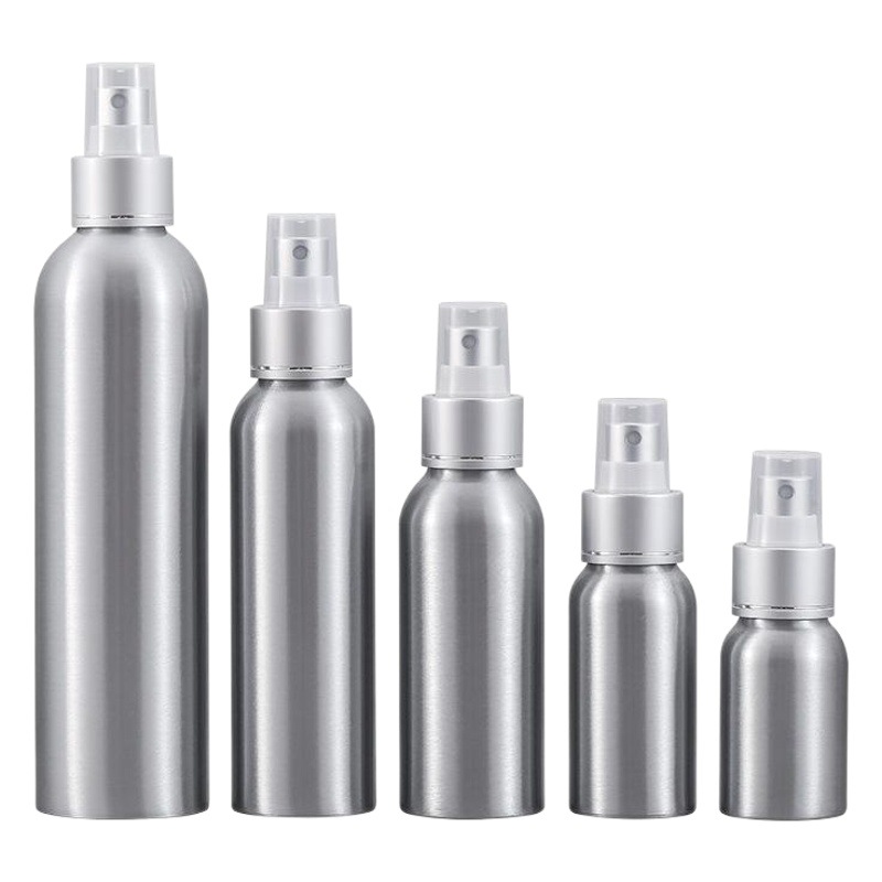 30-50ml botella de spray 100-120ml botella de spray de tóner botella de spray de alcohol botella de aluminio cosmética Xumin