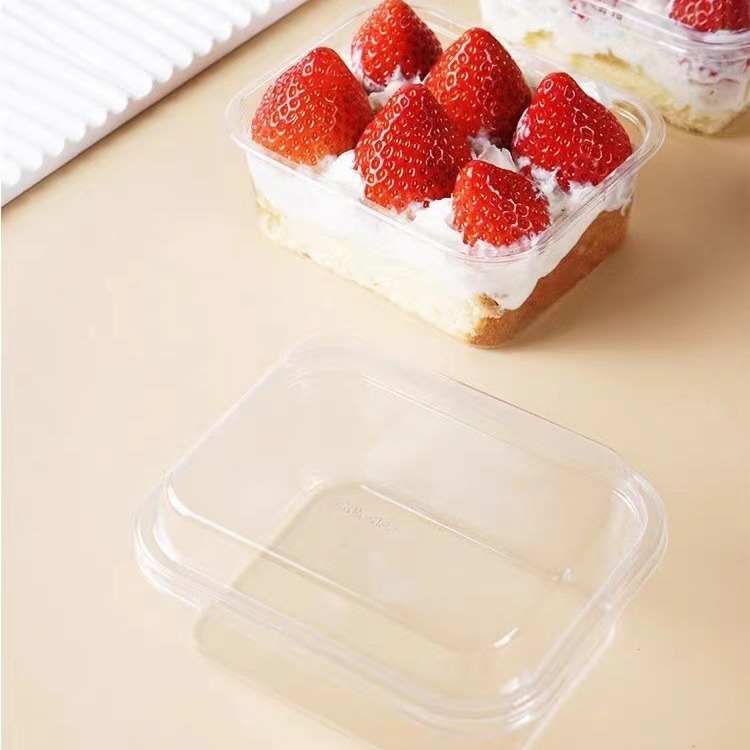Cross-border in stock New Strawberry Cake Box Packaging Soymilk Box Mousse West Point Packaging Box Cream Cake Box