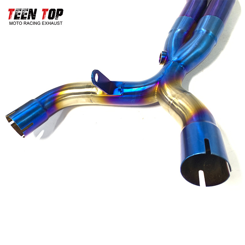 Kawasaki Motorcycle Z1000 Front Connecting Pipe Modified Z1000Sx Titanium Alloy Middle Exhaust 10-21