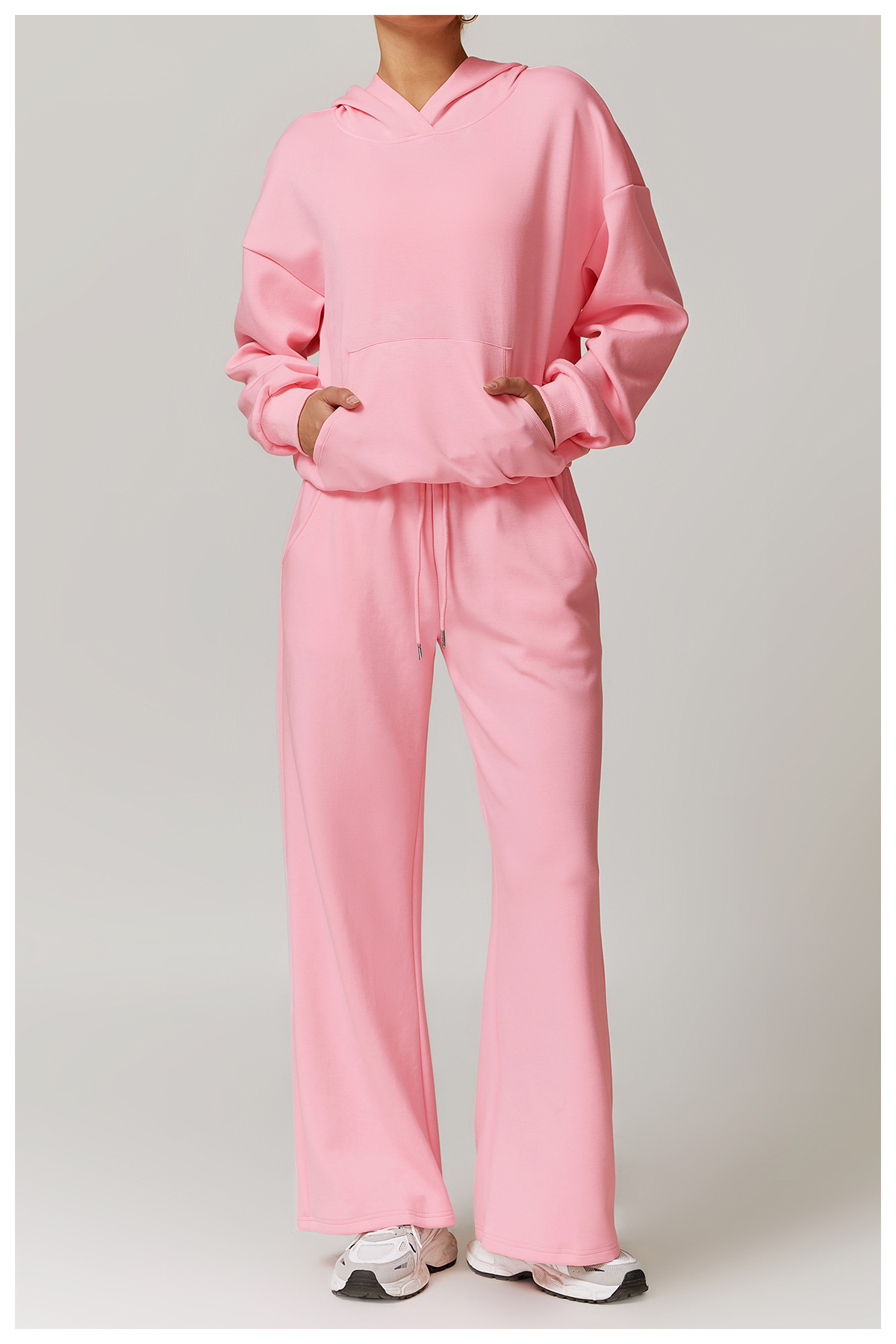 Solid Color Pattern Women's Casual Sport Style Solid Color Cotton Active Bottoms Casual Pants